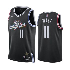 Dres Los Angeles Clippers John Wall 11 Nike 2022-23 City Edition Crno Swingman